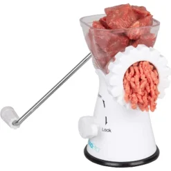 CucinaPro Manual Meat Grinder - Mincer W 2 Stainless Steel Plates, Sausage Attachment, Press, Heavy Duty Suction Base And Dishwasher Safe Design -Target KitchenAid GUEST d4414841 5c91 4240 ac8c 2344df3a3990