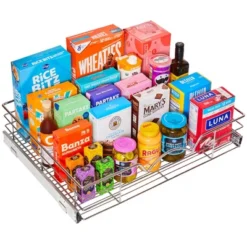 Hold N' Storage - Pull Out Pantry Cabinet Organizer With Anti Rust Chrome Finish, Heavy-Duty, Smooth Slide 27 Hold N' Storage - Pull Out Pantry Cabinet Organizer With Anti Rust Chrome Finish, Heavy-Duty, Smooth Slide -Target KitchenAid GUEST d4ec77b2 1543 4cc9 899b f4df10e7b6f6