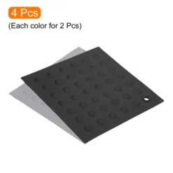 Unique Bargains Silicone Heat Resistant Non-Slip Flexible Trivet Mat 4 Pcs -Target KitchenAid GUEST d54faf23 19ef 4bd9 930f 53da50507c9f