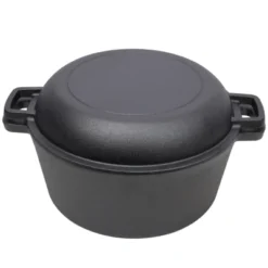 DSVIMOY 2-In-1 Outdoor Oven, 5 Quart Dutch Ovens With 2pcs Handel Covers, And Lid Lifter, Black, 12.5"*10.2"*6.2" -Target KitchenAid GUEST d558ab48 da4d 4f9d a9e7 ec9e797723b4