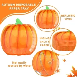 Racxily 134 Pcs Thanksgiving Party Tableware Set Include Pumpkin Paper Plates Popcorn Boxes Food Trays 17 Racxily 134 Pcs Thanksgiving Party Tableware Set Include Pumpkin Paper Plates Popcorn Boxes Food Trays -Target KitchenAid GUEST d56d47a7 4b4f 40d5 84a7 9087687ad4db