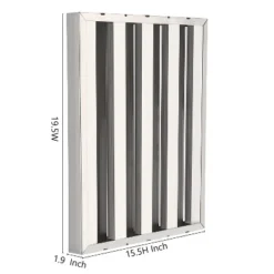 Pack Of 6 Commercial Hood Filters - 19.5"x15.5" 30 Stainless Steel, 5 Grooves Kitchen Range Hood Baffle Grease Filters 12 Pack Of 6 Commercial Hood Filters - 19.5"x15.5" 30 Stainless Steel, 5 Grooves Kitchen Range Hood Baffle Grease Filters -Target KitchenAid GUEST d5e18d69 f72f 4eb0 8ded c56e9591635a