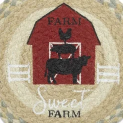 Earth Rugs Farm Sweet Farm Trivet – Hand-Stenciled Jute Pad For Rustic Kitchens 6 Earth Rugs Farm Sweet Farm Trivet – Hand-Stenciled Jute Pad For Rustic Kitchens -Target KitchenAid GUEST d60771ce 1221 4657 a93d bfb873490195