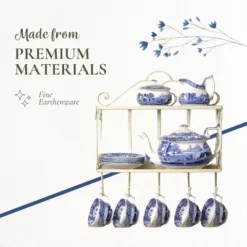 Spode Blue Italian 9 Oz Gravy Boat And Saucer, Earthenware Sauce Boat With Large Handle, Classic Countryside Design, Dishwasher & Microwave Safe 11 Spode Blue Italian 9 Oz Gravy Boat And Saucer, Earthenware Sauce Boat With Large Handle, Classic Countryside Design, Dishwasher & Microwave Safe -Target KitchenAid GUEST d66be321 7f60 4b11 a84c 7e5c5af8481c 1