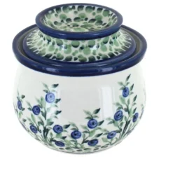 Blue Rose Polish Pottery 1512 Zaklady French Butter Dish -Target KitchenAid GUEST d6c3dca4 dcea 4a8e 8ed0 aeb5b7f0219d