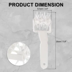 Unique Bargains Plastic Durable With Spikes Cookie Pizza Dough Docker Rollers