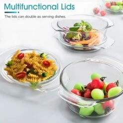 Itopfox Small Round Glass Casserole Dish With Lid, Microwave And Oven Safe Mini Glass Bowl For Cooking And Serving -Target KitchenAid GUEST d7a2576a 115d 44f6 88fa cacb44441e75