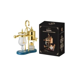 Nispira Belgium Royal Family Balance Syphon Unique Gravity Vintage Coffee Maker Vacuum Brewing System Gold With Peacock Blue Base 500 Ml -Target KitchenAid GUEST d7a45d83 fcf6 40d6 8d85 ebdd64073616