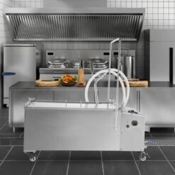 VEVOR Portable Oil Filtering Unit, 55L Tank, 10 L/min Filtering Speed, Equipped With Casters And Oil Hose