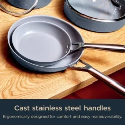 Ninja 10.25" Never Stick Ceramic Pro Nonstick Ceramic Coated Fry Pan: Dishwasher-Safe, Induction Compatible, Blue -Target KitchenAid GUEST d7d9965b 46b4 4d17 9b8d 4ff809d624b7