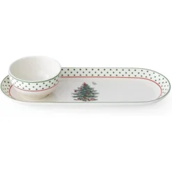 Spode Christmas Tree 2-Piece Polka Dot Chip And Dip Serving Set - 13-Inch Oval Plate With Dip Bowl - Porcelain, Dishwasher, Microwave, Freezer Safe 15 Spode Christmas Tree 2-Piece Polka Dot Chip And Dip Serving Set - 13-Inch Oval Plate With Dip Bowl - Porcelain, Dishwasher, Microwave, Freezer Safe -Target KitchenAid GUEST d7eae87c e6ba 4ef5 86dd 936949dbb4af
