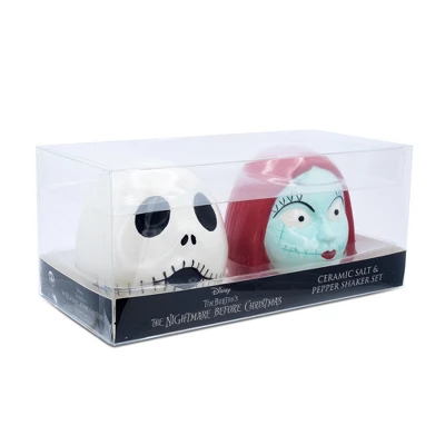 Silver Buffalo Disney The Nightmare Before Christmas Jack And Sally Salt And Pepper Shaker Set 4 Silver Buffalo Disney The Nightmare Before Christmas Jack And Sally Salt And Pepper Shaker Set - Image 2