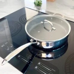 Lexi Home Tri-ply 4.2 Qt. Stainless Steel Nonstick Saute Pan With Lid -Target KitchenAid GUEST d88bf5af f7f8 4dce 98df 1f99d6b672f5