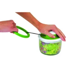 Chef'n Veggie Chopper: Manual Food Chopper, Plastic & Metal, Hand Wash, 1 Blade, Green, 4-Piece Set -Target KitchenAid GUEST d8929f9a c716 4b2d b6f8 edee0e29818e