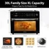 Aeitto 32QT 19-in-1 Air Fryer Toaster Oven Combo With Rotisserie & Dehydrator, 1800W Digital Convection Oven, Fits 13" Pizza, Includes 6 Accessories -Target KitchenAid GUEST d8f62d90 4ca7 4324 8970 baec7a9f9264 1