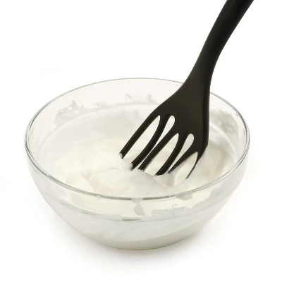 Norpro Grip-EZ Jumbo Fiskie Fork And Whisk Combo Kitchen Tool, Black 3 Norpro Grip-EZ Jumbo Fiskie Fork And Whisk Combo Kitchen Tool, Black