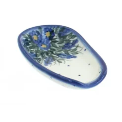 Blue Rose Polish Pottery 55d WR Unikat Small Spoon Rest -Target KitchenAid GUEST d96fa625 f61e 4d66 adac 81b8ccc65d48