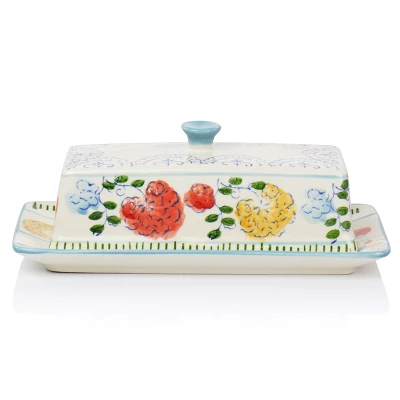 Gibson Elite Anaya 5 Piece Hand Painted Stoneware Table Accessory Set 6 Gibson Elite Anaya 5 Piece Hand Painted Stoneware Table Accessory Set - Image 4