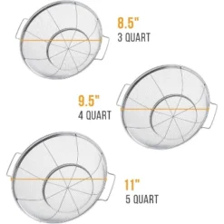 Stainless Steel Sieve, Strainers And Colanders For Kitchen