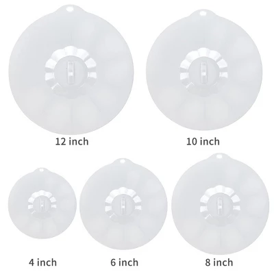 Itopfox Silicone Lids For Food Storage - BPA Free Suction Covers For Bowls, Pots, Pans, Microwave, Oven, Fridge, Dishwasher Safe, Eco-Friendly 8 Itopfox Silicone Lids For Food Storage - BPA Free Suction Covers For Bowls, Pots, Pans, Microwave, Oven, Fridge, Dishwasher Safe, Eco-Friendly - Image 6