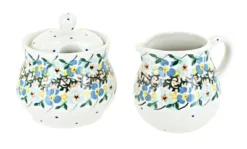 Blue Rose Polish Pottery 209-503 Millena Cream & Sugar Set -Target KitchenAid GUEST da0623b2 2cd1 40bb 9816 f664f0617c3c
