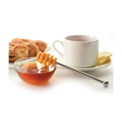 Norpro 6" Silicone Honey Dipper With Stainless Steel Handle