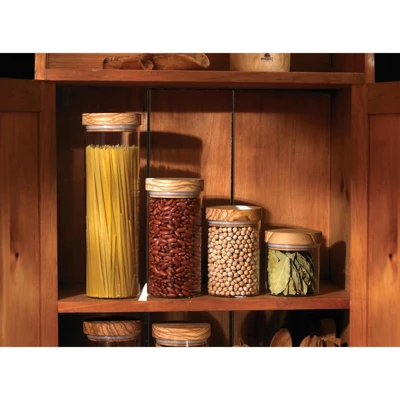Berard Glass Storage Jar With Olive Wood Lid, 13.5-ounce 5 Berard Glass Storage Jar With Olive Wood Lid, 13.5-ounce - Image 3