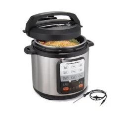 Hamilton Beach 6qt Pressure Cooker With Probe 34506: Metal, 1000W, Bakes & Roasts, Over-Pressure Plug, Silver 15 Hamilton Beach 6qt Pressure Cooker With Probe 34506: Metal, 1000W, Bakes & Roasts, Over-Pressure Plug, Silver -Target KitchenAid GUEST dace6234 4e78 4c66 bb6b 3ca47d716ec1