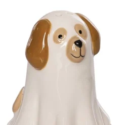 Gallerie II Ghost Dogs Halloween Costume Dolomite Salt & Pepper Shakers Set Of 2
