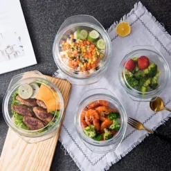 Itopfox Small Round Glass Casserole Dish With Lid, Microwave And Oven Safe Mini Glass Bowl For Cooking And Serving -Target KitchenAid GUEST db2eeb11 1c3e 41b8 8c1c 1241ffa70dc5