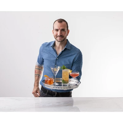 Crafthouse By Fortessa 15.6" Bar Tray, Polished Stainless Steel 4 Crafthouse By Fortessa 15.6" Bar Tray, Polished Stainless Steel - Image 2