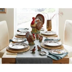 Spode 14oz Turkey-Shaped Gravy Boat With Ladle - Dolomite Thanksgiving Serveware, Large Table Centerpiece, Decorative Serving Bowl, Holiday Soup Bowl -Target KitchenAid GUEST dbd2e722 1c8a 4b84 9940 e7bf574c8507