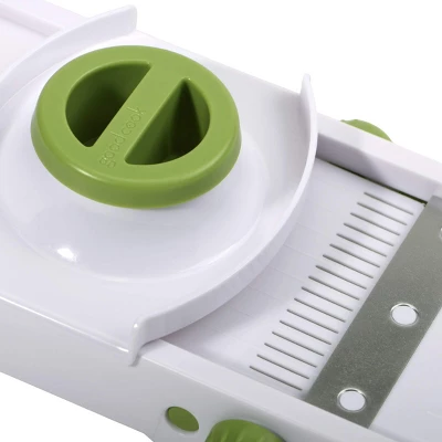 GoodCook Ready Mandoline Slicer: Kitchen Tool, Plastic & Stainless Steel, Hand Wash, Green & Silver 5 GoodCook Ready Mandoline Slicer: Kitchen Tool, Plastic & Stainless Steel, Hand Wash, Green & Silver - Image 3