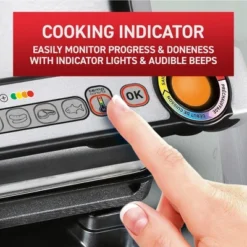 T-Fal OptiGrill Indoor Electric Grill With Removable, Dishwasher Safe Nonstick Plates