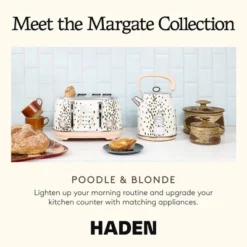 Haden Margate Poodle & Blonde Stainless Steel 4 Slice Toaster With Wide Slots, 6 Browning Control, And Removable Crumb Tray, Pale Pink/Chrome 11 Haden Margate Poodle & Blonde Stainless Steel 4 Slice Toaster With Wide Slots, 6 Browning Control, And Removable Crumb Tray, Pale Pink/Chrome -Target KitchenAid GUEST dcafd688 5a22 4ec3 bfe9 1fc0e170f218