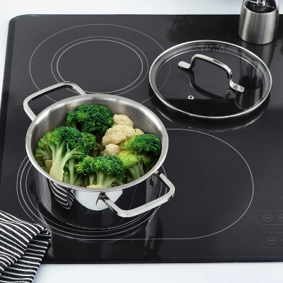 BergHOFF Helix Recycled 18/10 Stainless Steel Cookware Set With Glass Lids 9 BergHOFF Helix Recycled 18/10 Stainless Steel Cookware Set With Glass Lids - Image 7