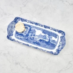 Pimpernel Blue Italian Sandwich Tray – Elegant Melamine Serving Tray With Classic Scroll Design, Lightweight & Dishwasher Safe -Target KitchenAid GUEST dd22ff8a 1eb7 4e1b a089 1e1a4e536b8e