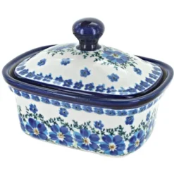 Blue Rose Polish Pottery 1188 Zaklady Butter Tub -Target KitchenAid GUEST dd2a55b3 5c7f 4352 8feb 67ccf02af5e8