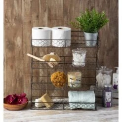 Design Imports Double Wide 4 Row Chicken Wire Spice Rack -Target KitchenAid GUEST dd383eb2 3ef3 4e07 9eff 00de7dfe962f
