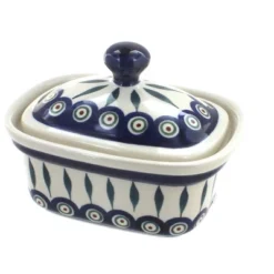 Blue Rose Polish Pottery 1188 Zaklady Butter Tub -Target KitchenAid GUEST dd3f624f 52f1 4b79 bed1 f2cd2dfe927a