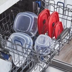 Rubbermaid 6pc Food Storage Container Set (3 Containers, 3 Lids): Microwave & Dishwasher Safe, Plastic, Clear & Red -Target KitchenAid GUEST dd58a8b2 e8da 488d 9655 aa2790ccbdae