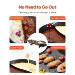 VEVOR Hot Pot With Grill, 2200W 2-in-1 Electric Smokeless Grill And Hot Pot With Separate Dual Temperature Control, Black -Target KitchenAid GUEST dd605183 0283 45d4 b31d 053c5f08ba22