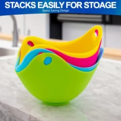 5 Star Super Deals Egg Poacher Silicone Cup 4pc Set - Microwave & Stovetop Boiler Safe Poaching Pan, Steamer, & Boiler Floating Insert Cooking Pods -Target KitchenAid GUEST dd7bea94 d059 4e26 a0d2 56b0ac3910c6