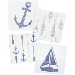 Pavilion Gift Company - Lake - 4" Ceramic Coasters (Set Of 4) - Trivets -Target KitchenAid GUEST dda2e74d 71c7 412e a0b9 19a70c0b5186