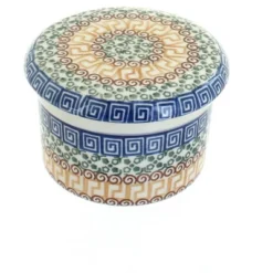 Blue Rose Polish Pottery 270 Ceramika Artystyczna French Butter Dish -Target KitchenAid GUEST ddc046d8 27f7 4c30 b664 8bf30d57d46a