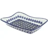 Blue Rose Polish Pottery 1934 Zaklady Medium Rectangular Tray -Target KitchenAid GUEST dde9ea8e afb5 42e5 b67a 47fee1535a23