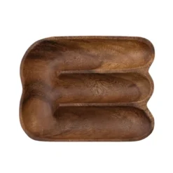 Storied Home Acacia Wood Divided Tray, Natural -Target KitchenAid GUEST de04fa3b ec2f 4f9c 8629 d171e3288f18