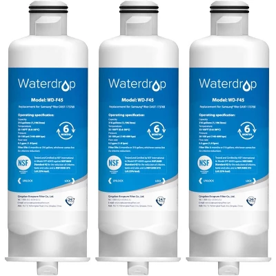 Waterdrop DA97-17376B Replacement For Samsung HAF-QIN/EXP Refrigerator Water Filter, 3 Filters 10 Waterdrop DA97-17376B Replacement For Samsung HAF-QIN/EXP Refrigerator Water Filter, 3 Filters - Image 8