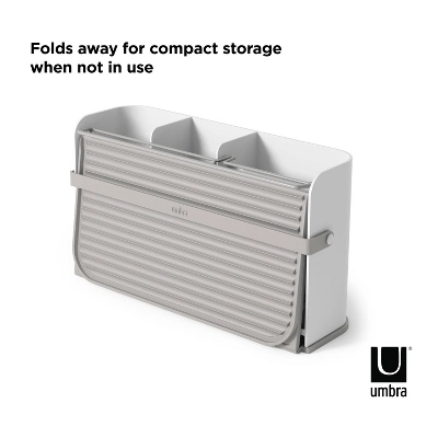 Umbra Sling Folding Dishrack White: Steel Kitchen Rack, Freestanding Dish Drainer, Hand Washable, 5-Year Warranty 12 Umbra Sling Folding Dishrack White: Steel Kitchen Rack, Freestanding Dish Drainer, Hand Washable, 5-Year Warranty - Image 10