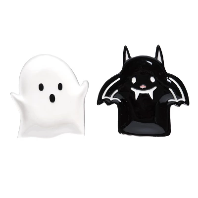 Transpac Dolomite Bat And Ghost Spoon Rest Set Of 2 For Halloween Kitchen Decor, Fun And Functional Cooking Accessories 6 Transpac Dolomite Bat And Ghost Spoon Rest Set Of 2 For Halloween Kitchen Decor, Fun And Functional Cooking Accessories - Image 4